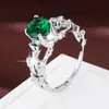 Anillo de Calavera Creativo Más Vendido en Aliexpress con Circonita de Cuatro Garras, Anillo Unisex Moderno Personalizado para Ventas Transfronterizas