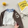 Otoño 2026 Huzhou Zhili Ropa Infantil Estilo Coreano Camiseta Básica de Manga Larga para Niños y Niñas Primavera y Otoño Camiseta 6508