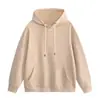 Comércio Exterior Transfronteiriço 400g Algodão Chinês Lã Austríaca Moletom com Capuz, Moletom Casual Solto Outono e Inverno, Jaqueta Esportiva com Forro de Lã