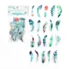 Paquete de Pegatinas de Tinta Blanca 'Sugar Poetry Pet' Serie Pluma Pegatinas Decorativas para Diario con Temática de Plumas Incluye 40 Piezas