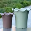 Maceta Lusur, Maceta de Plástico para Bonsái Rábano Verde, Maceta Creativa para Balcón para Cultivar Verduras y Plantas Suculentas, Maceta de Plástico Engrosada