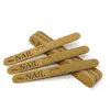 Lima de Uñas con Escala, Lavable, Lima de Madera Duradera para Dar Forma y Pulir Uñas, Tira de Lijado de Doble Cara, Herramienta para Uñas