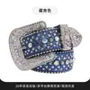 Cinturón Punk Drip de Diamantes de Imitación Remachados Personalizado del Mismo Rapero Hip-Hop Europeo y Americano de la Costa Oeste