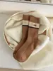 Outono e inverno lã marrom escovada confortável quente moda empilhável estilo esportivo
