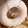 Collar Transfronterizo Nuevo de Circonita Europeo y Americano, Diseño Moderno y Versátil, Gargantilla Elegante, Joyería de Regalo de Nicho para Mujeres
