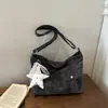 Otoño 2026 Nuevo Bolso de Mezclilla Bolso Cruzado Casual Estilo Perezoso Bolso de Tela Artístico para el Trabajo Bolso Cruzado Pequeño