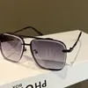 Óculos de Sol Azuis Transparentes Novos 2025 Masculino Retro Dupla Ponte Óculos de Sol para Dirigir Viagem Proteção UV