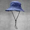 Sombrero de Vaquero Occidental para Mujer, Camping al Aire Libre, Sombrero de Pescador Lavable, Logo Personalizado, Protección Solar de Verano, Visera Solar, Sombrero de Sol para Senderismo