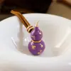 Corrente para Suéter de Abóbora Esmaltada Colorida com Gotejamento de Óleo Versátil Original Elegante e Requintada Acessível Luxo de Alto Padrão Colar Longo para Mulheres