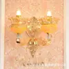 Lustre de cristal para sala de estar de villa estilo europeu, luxuoso e grandioso, para hall de loft duplex e sala de jantar, com luminárias de jade e liga