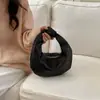 Bolsas de Designer de Nicho para Mulheres, Grande Capacidade, Novo Estilo de Verão 2026, Bolsa Amassada Plissada, Bolsa de Mão para Comércio Exterior Transfronteiriço