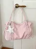 Bolso grande de nailon de alta gama para mujer, nuevo bolso de hombro de moda 2026 para ir al trabajo, bolso de mano tipo tote con sensación relajada