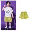 Disfraz de Cheerleading Infantil Estilo Chino Hanfu Falda de Cara de Caballo para Niña Traje de Competencia para Equipo de Niños