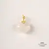 Ágata Blanco Natural Calcedonia de Hielo Pulsera Pequeña Hecha a Mano DIY Accesorios para Pulseras Colgante Accesorios de Joyería Colgante