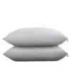 Núcleo de almohada Tela anti-plumas Terciopelo de plumas Suministros de hotel Funda de almohada de algodón puro Hotel B&b Cama Al por mayor Funda de almohada de algodón Blanco