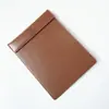 Tablero de Firma A4 Personalizado de Fábrica con Clip Carpeta de Contrato de Cáscara Dura Carpeta de Documentos de Oficina PU Bloc de Contrato de Páginas Deslizantes