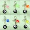 Llavero para Amantes del Billar Resina 8 Billares, Amuleto Colgante para Bolso Regalo Recuerdo Colgante Llavero
