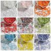 Serie con baño de color Cuentas de arroz de vidrio Cuentas de tubo Hecho a mano DIY Accesorios de joyería con cuentas Cuentas dispersas Pulsera Collar
