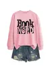 Nerd de Libros Amazon Ebay Estación Independiente Moda Elegante Casual Nueva Sudadera Camiseta Básica para Mujer Otoño e Invierno