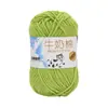 Algodón de Leche de 5 Hebras Lana Cinco Hebras Venta al por Mayor Lana para Bebé Ganchillo Zapatillas Bolso Muñeca Hilo de Lana Grueso Medio para Tejer a Mano