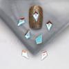 Wengenie mismo estilo Aurora Hielo transparente plano forma especial joya para uñas de diamante Red de diamantes popular punta del dedo Diamante mezclado venta al por mayor