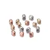 Accesorios de joyería DIY cuentas cuadradas de diamante CCB cuentas espaciadoras material para pulseras cuentas accesorios de moda hechos a mano