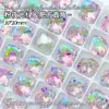 Clavo de Arte para Uñas con Forma de Diamante de Cristal Cuadrado Grueso de 10 mm, Punta Inferior Afilada, Forma Especial, Accesorios de Uñas Portátiles, Diamante para Uñas al por Mayor