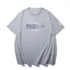 Camiseta Estampada de Moda de Marca Tallas Grandes, Camiseta de Verano Holgada Oversize con Estampado de Letras para Personas Altas y Corpuentas T6348