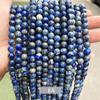 Garantía de Calidad Cuentas Sueltas de Lapislázuli Accesorios para Joyería DIY Pulsera Lapislázuli Afgano Cuentas Semi-Terminadas