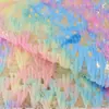 El Fabricante Tiene una Gran Cantidad de Telas de Post-Procesamiento Tie-Dye de Pelo de Conejo Bronceadas para Árboles de Navidad y Telas para Juguetes de Textiles para el Hogar Listas para Usar