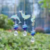 Serie Océano Azul Ballena Caballito de Mar Delfín Atrapasol Colgante de Cristal Decoración Exterior Amazon Transfronterizo