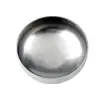 Tapa de extremo de tubería soldada pulida brillante de acero inoxidable 304 con cabeza ovalada sanitaria para exterior Kequan