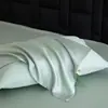 Par de Fundas de Almohada Tencel 60S 48X74 Verano para Adultos Frescas de Seda Helada Funda Interior para Relleno de Almohada Pieza Única