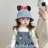 Chapéu de Pescador para Bebê para Primavera e Outono com Orelhinhas Fofas e Laço, Chapéu de Sol para Meninas, Chapéu de Cowboy para Meninos, Chapéu Bucket para Outono e Inverno
