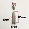 Ruedas de Maleta 6mm-8mm Remache Tornillo Dedicado Varilla de Unión Rueda de Estuche Reparación de Equipaje Remache de Reemplazo