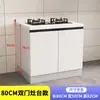 Gabinete de cocina con encimera de pizarra, gabinete doméstico de mármol, gabinete para estufa integrada, gabinete simple y económico para alquiler