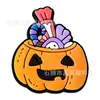 Decoraciones para Zapatos de Halloween de Pedir Dulces Dibujos Animados Extraíbles Hebillas de Zapato de Goma Suave de PVC Accesorios