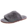 2026 Nuevas Pantuflas de Comercio Exterior, Pantuflas de Algodón con Forma de Corazón de Felpa para Invierno, Pantuflas Peludas Cálidas para Interiores de Talla Grande para Mujeres
