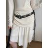 Cadena de Cintura Bohemio Tejida a Mano para Mujer Nicho de Alta Gama Accesorios de Cinturón Retro Vestido Decorativo Étnico
