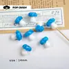 Pulsera de cuentas azul hecha a mano accesorios de joyería cadena de teléfono móvil hecha a mano DIY colgante lindo creativo todo-partido