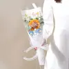 Regalo para el Día del Maestro Ramo Terminado de Girasol para Maestra de Jardín de Niños Tejido Hecho a Mano Flor de Lana Regalo Creativo