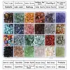 Caja de grava natural Venta caliente transfronteriza 24 compartimentos grava natural irregular con cuentas accesorios para joyería DIY hechos a mano
