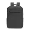 Mochila de negocios multifuncional, gran capacidad, color liso, diseño simple, bolsa para laptop, multifuncional, práctica, resistente al desgaste, bolsa de viaje
