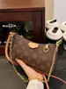 Bolso de Mano de Alta Gama para Mujer Debajo del Brazo 2025 Nueva Moda Retro Color Contrastante Bolso de Hombro Versátil Bolso Cruzado Estampado