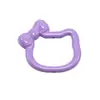 Colgante de Gatita Kt de Dibujos Animados en Acrílico Cadena para Teléfono Móvil Llavero Material Decorativo Tridimensional Accesorios para Joyería DIY Venta al por Mayor