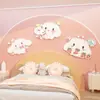 Diseño de Habitación Infantil Adornos Decorativos Sanrio Pegatinas de Pared de Fondo para Habitación de Niñas Renovación de Habitación de Pequeña Princesa Pegatinas para Puerta