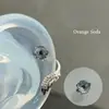 Orangesoda Olho do Diabo Criatura Divina Danificada em Batalha Design de Nicho Brincos de Zircônia Asas de Anjo Studs para Orelha Óssea para Mulheres