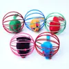 Juguete para Mascotas Ratón en Jaula Pluma Felpa Ratón Juguete para Gatos Fabricante Venta Directa al Por Mayor Divertido Interactivo Gatito