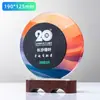 Nuevo Trofeo Creativo de Pizarra, Mármol y Cristal para Empleados Destacados, Reunión Anual Conmemorativa, Producción de Medallas Coloridas de Alta Gama