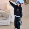 Conjunto de Niña con Lazo Otoño 2026 Nueva Moda de Alta Calidad Casual Principios de Otoño Sudadera Conjunto de Dos Piezas para Niñas Pequeñas